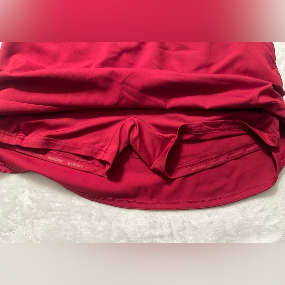 adidas women's maroon golf skirt - Picture 3 of 8